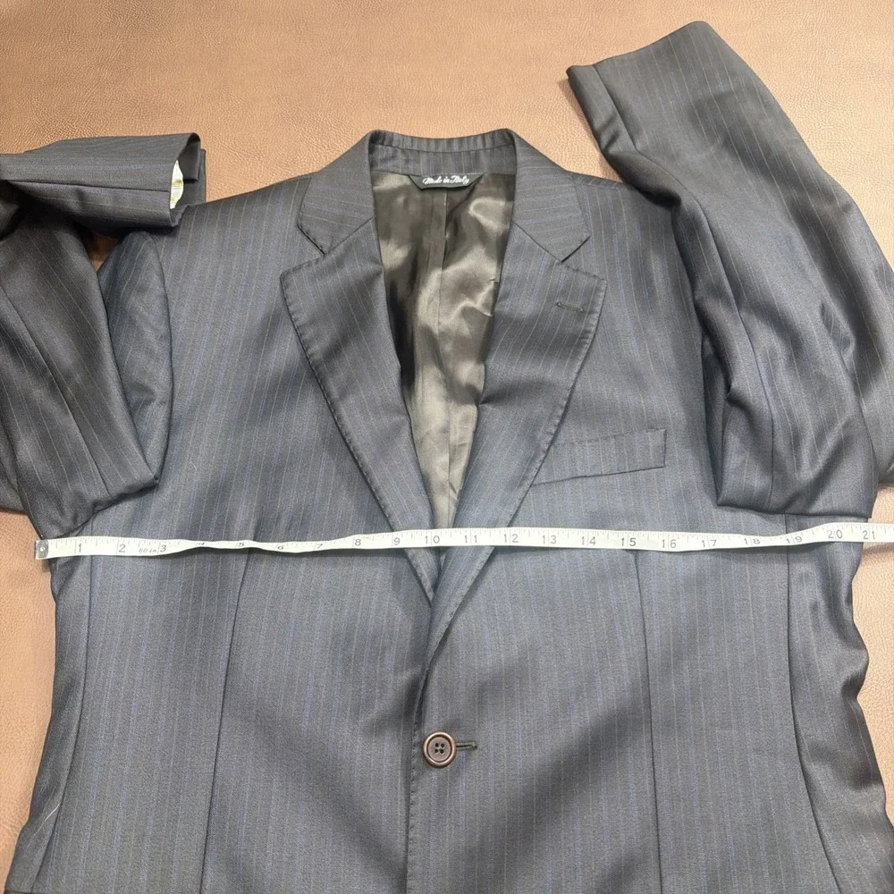 ERMENGILDO ZEGNA for Saks BLACK LABEL 2 Piece Full Suit Men SILK BLEND 40R 35x30